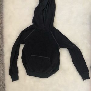 Black hoodie with pockets